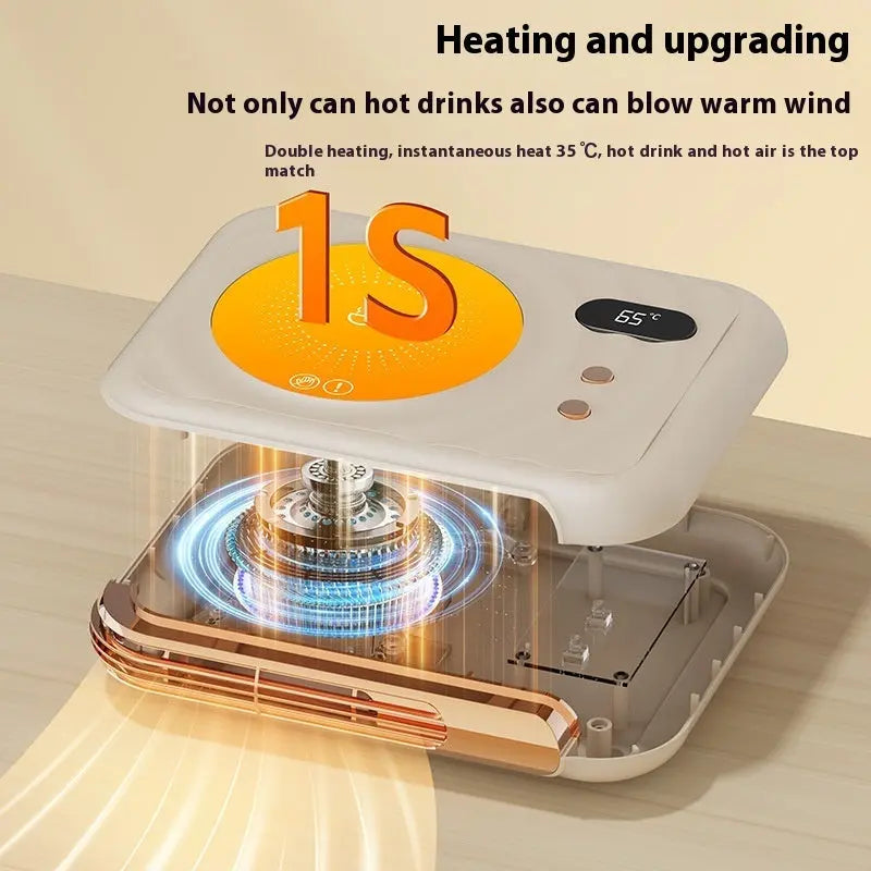 Two-in-one Home Warm Air Blower Desk Thermal Cup Pad Dayli Reflection Dayli Reflection