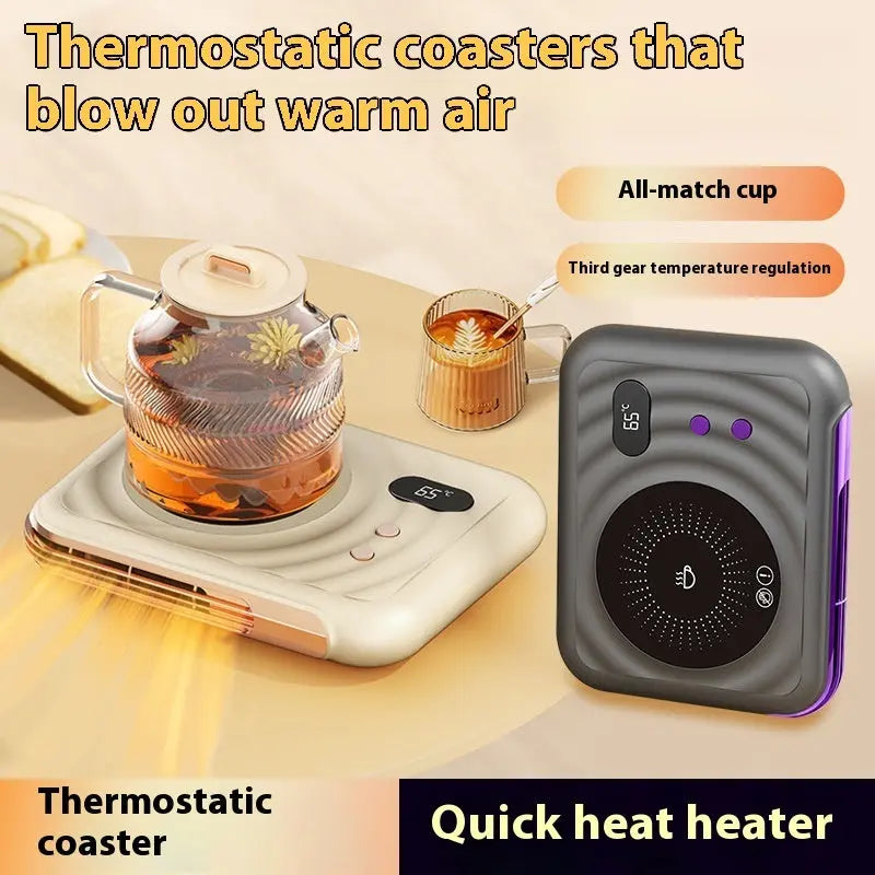 Two-in-one Home Warm Air Blower Desk Thermal Cup Pad Dayli Reflection Dayli Reflection 